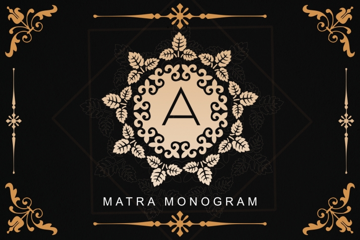 Matra Monogram Font Download