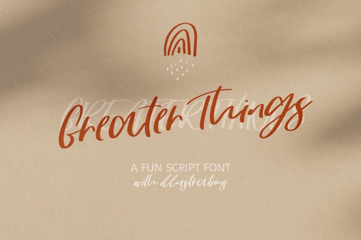 Greater Things Script Font Download