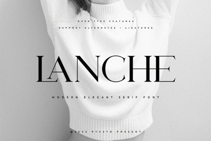 Lanche | Modern Elegant Serif Font Font Download