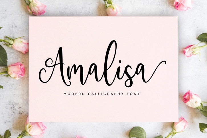 Amalisa Calligraphy Font Download