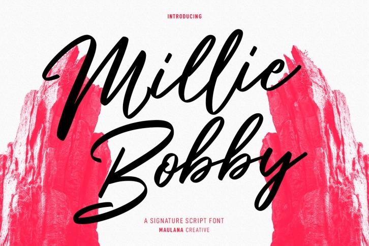 Millie Bobby Signature Script Font Download