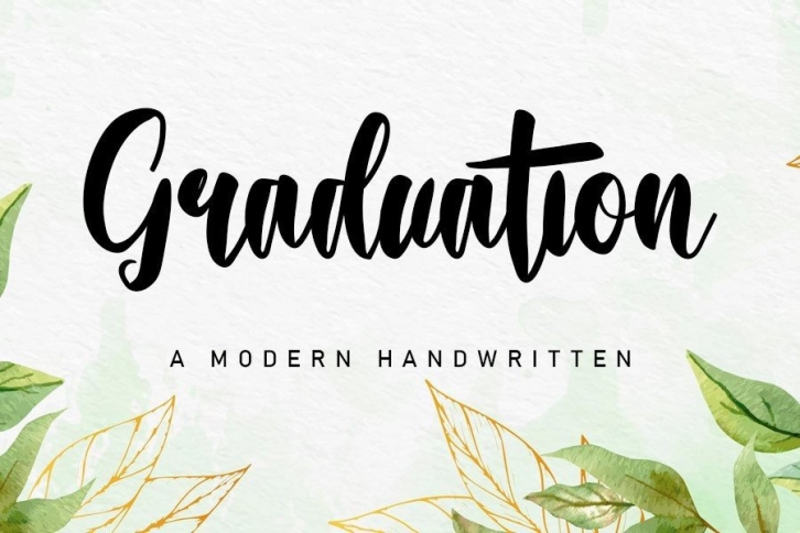 Graduation Font Download