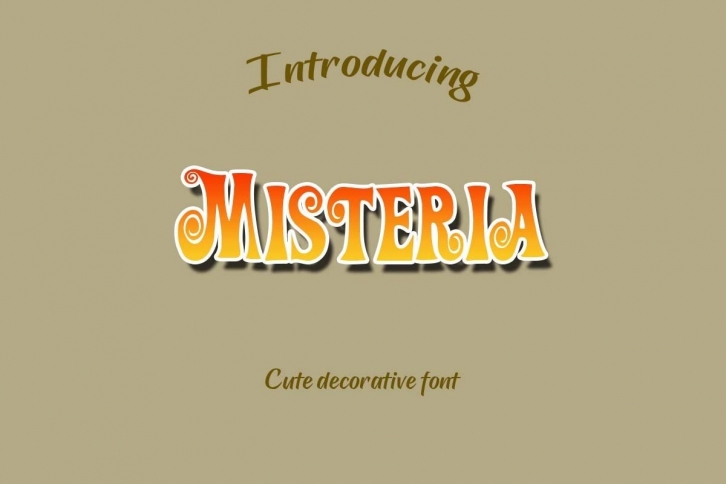 Misteria Font Download