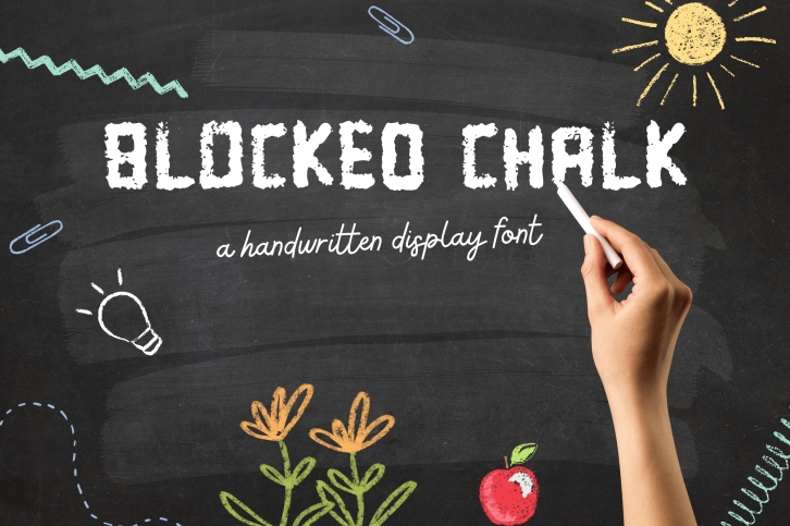 Blocked Chalk Font Download