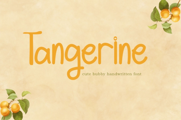 Tangerine Font Download