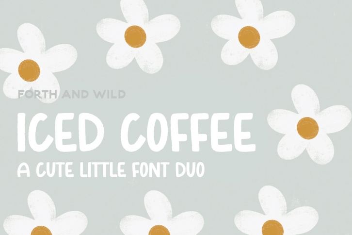 Iced Coffee Hand-lettered Bold Font Download
