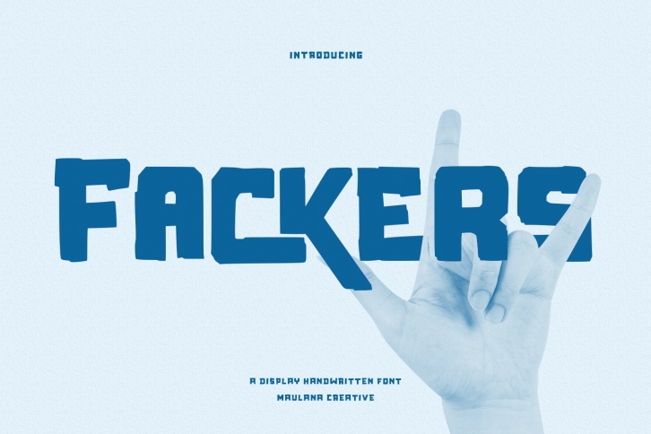 Fackers Handwritten Display Font Download