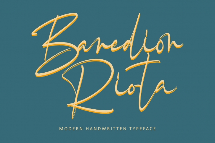 Benedion Riota Font Download