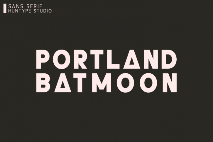 Portland Batmoon Font Download