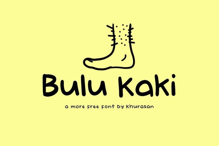 Bulu Kaki Font Download