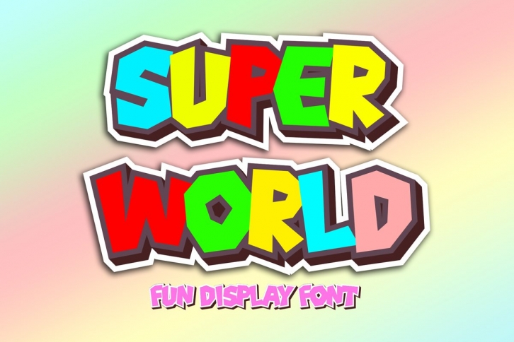 Super World Styled Display Font Download