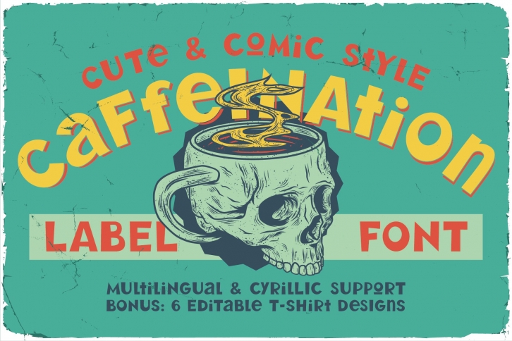 Caffeination Layered Comic Font Download