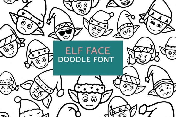 Elf Face Doodle Font Download