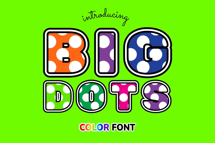 Big Dots Font Download