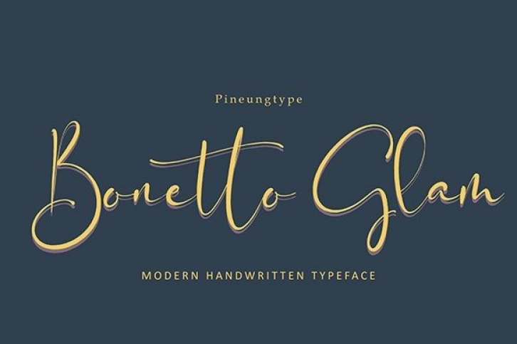Bonetto Glam Font Download