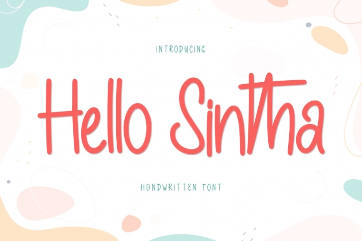 Hello Sintha Handwritten Font Download