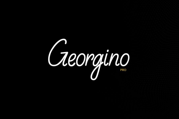 Georgino Handwritten Typeface Font Download