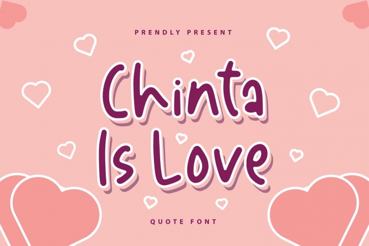 Chinta is Love Font Download