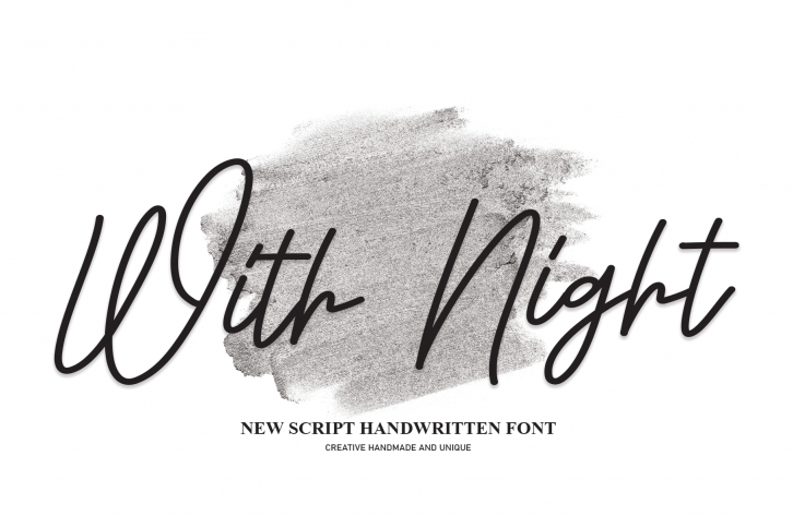 With Night Font Download