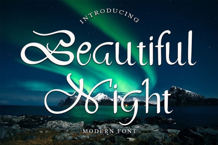 Beautiful Night Font Download