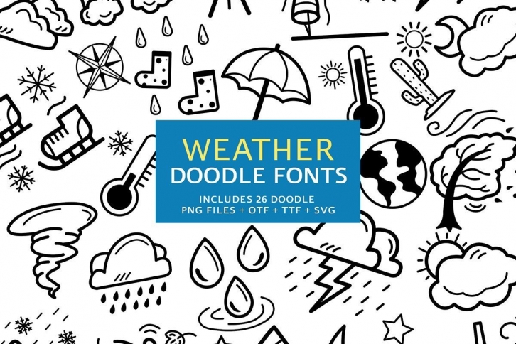 Weather Doodle Font Download