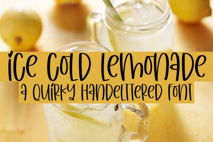 Ice Cold Lemonade Font Download