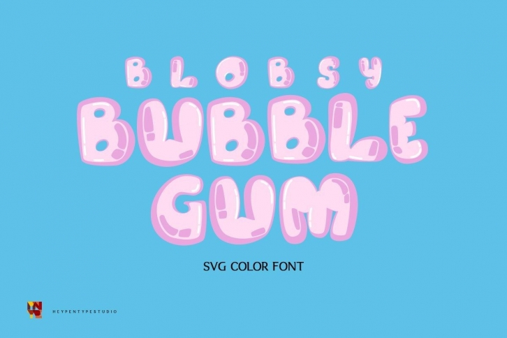 Blobsy Bubble Gum Font Download
