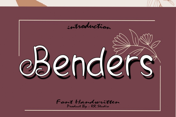 Benders Font Download