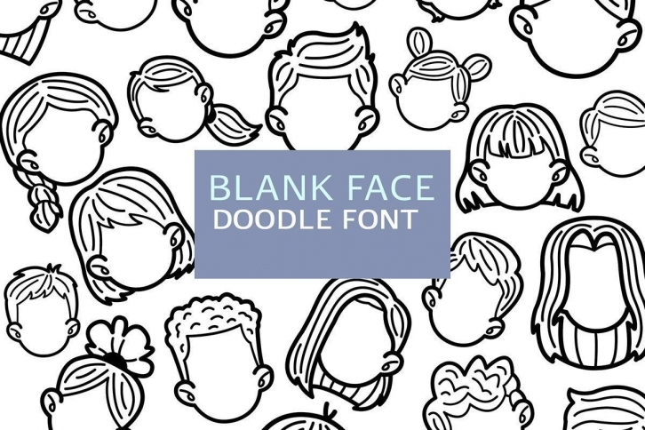 Blank Face Doodle Font Download