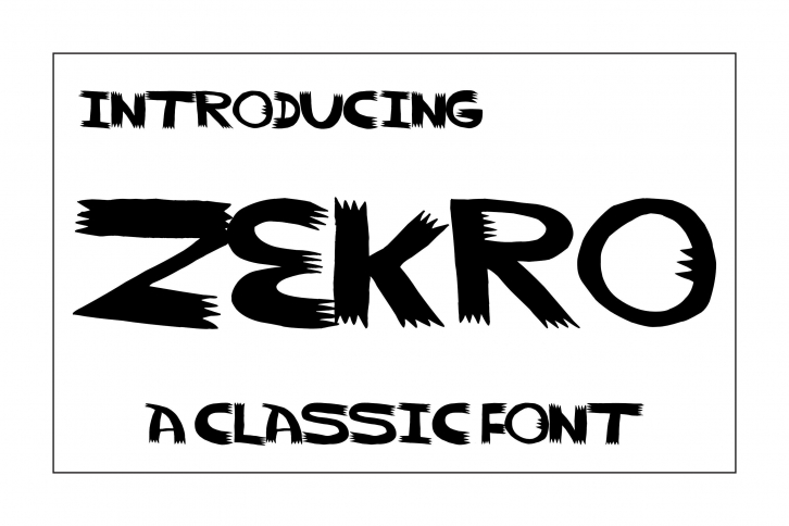 Zekro Font Download