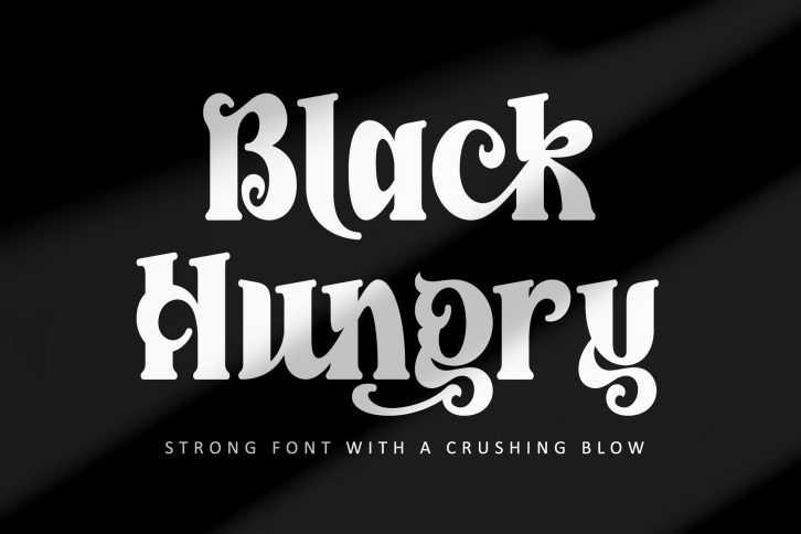 Black Hungry Font Download