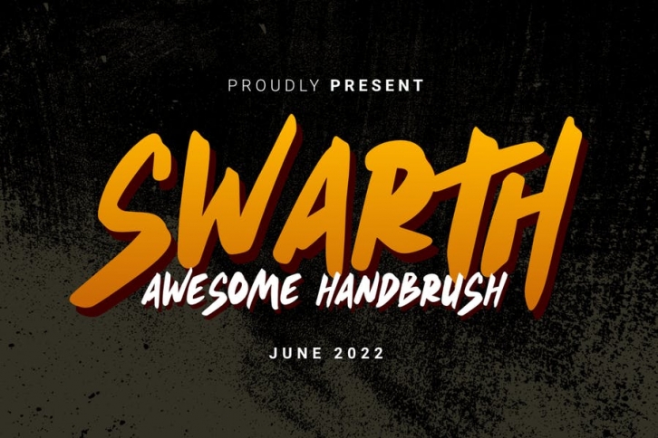 DS Swarth - Handbrush Font Download