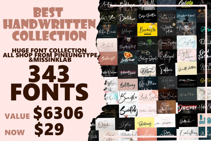 HUGE COLLECTION 343 ALL IN Font Download