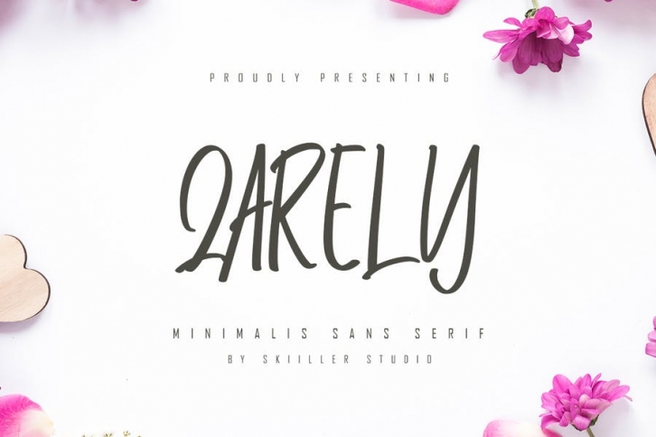 Qarely - Minimalis Sans Serif Fans Font Download