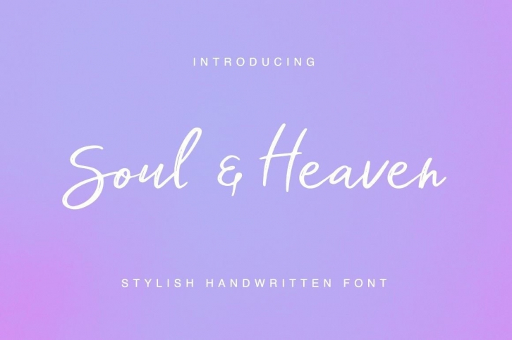 Soul and Heaven Font Download