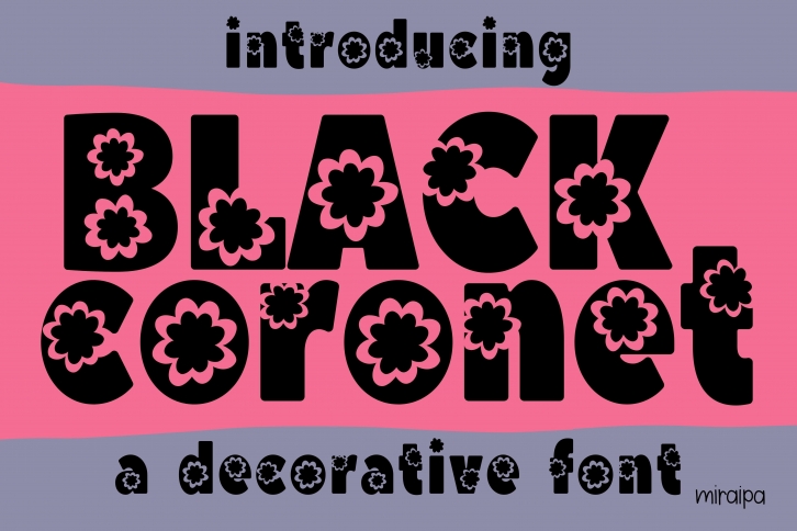 Black Coronet Font Download