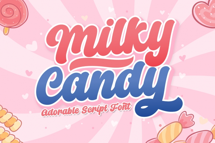 Milky Candy Font Download