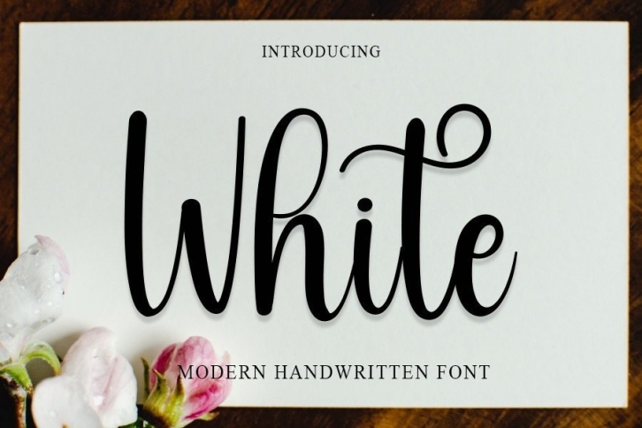 White Font Download