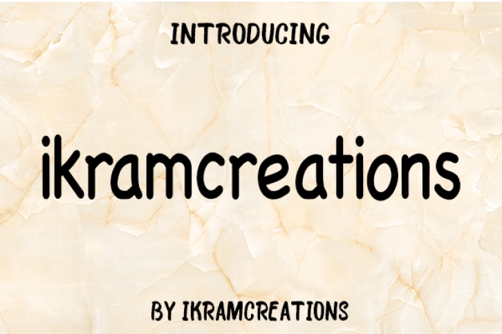 Ikramcreations Font Download