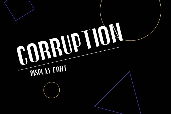 Corruption Font Download