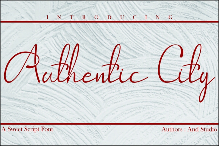 Authentic City Font Download