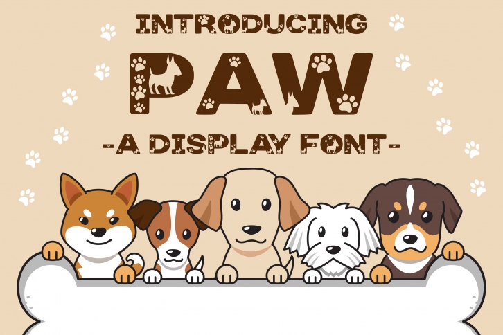 PAW Decorative Font Download