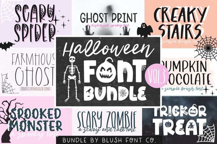 HALLOWEEN BUNDLE Vol. 3 Font Download