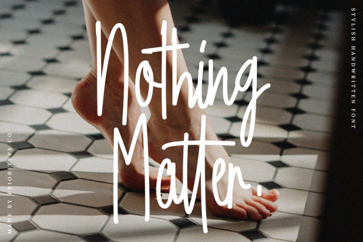Nothing Matter - Stylish Handwritten Font Font Download
