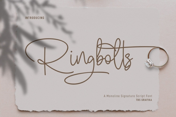 Ringbolts Font Download