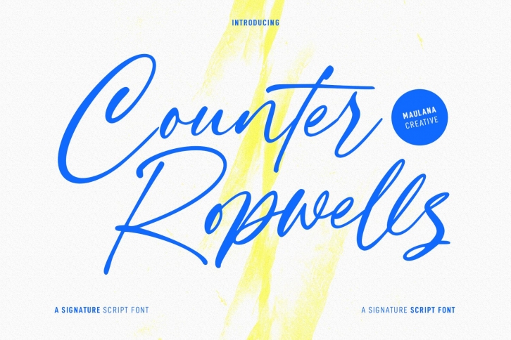 Counter Ropwells Script Font Download