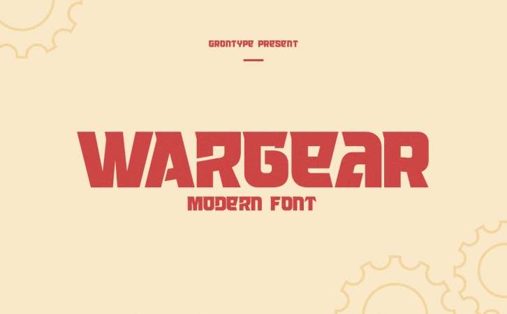Wargear Font Download