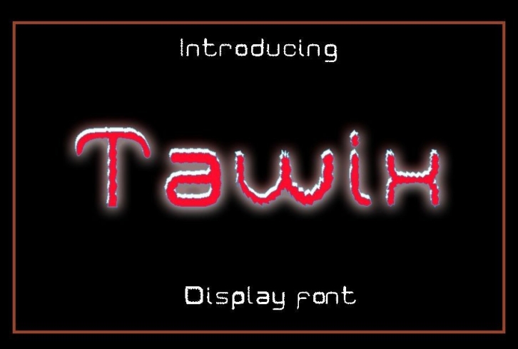 Tawix Font Download