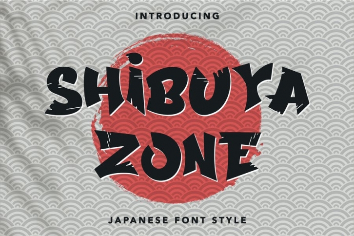 Shibuya Zone - Japanese Font Style Font Download