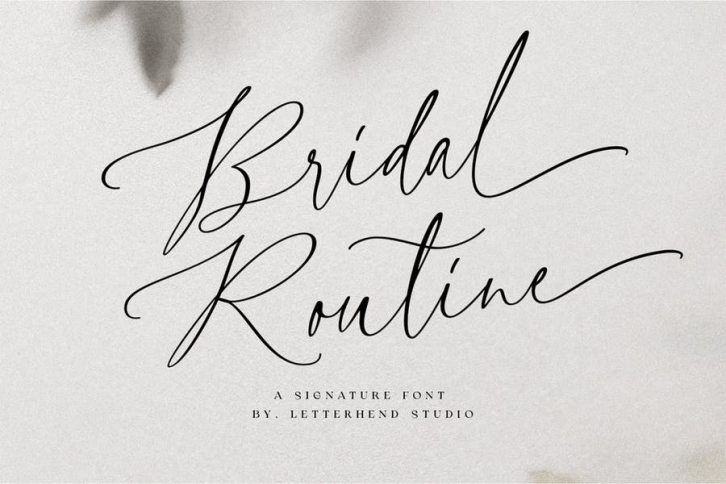 Bridal Routine Font Download